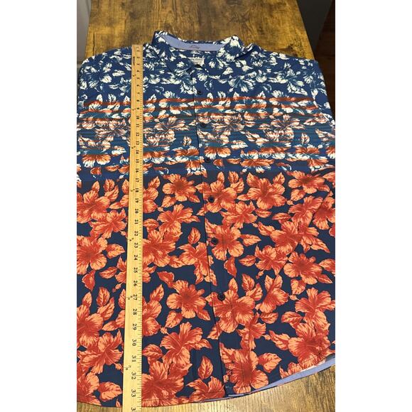 Tommy Bahama Men’s 3XLB Shirt The Veracruz Cay Flora Striped New, Beach Summer - Picture 4 of 6